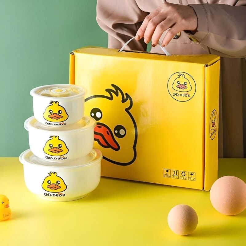 طقم تلاجة بطوط بورسلين
